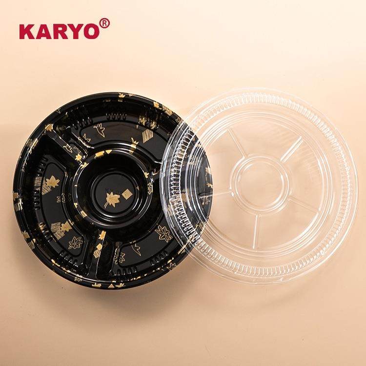 2842新品一次性圆形餐盒水果塑料包装盒深底平盖寿司刺身分格圆盘,纺织面料/辅料/配套,纺织机械配件,淘宝优惠券,粉丝福利购,淘宝优惠卷