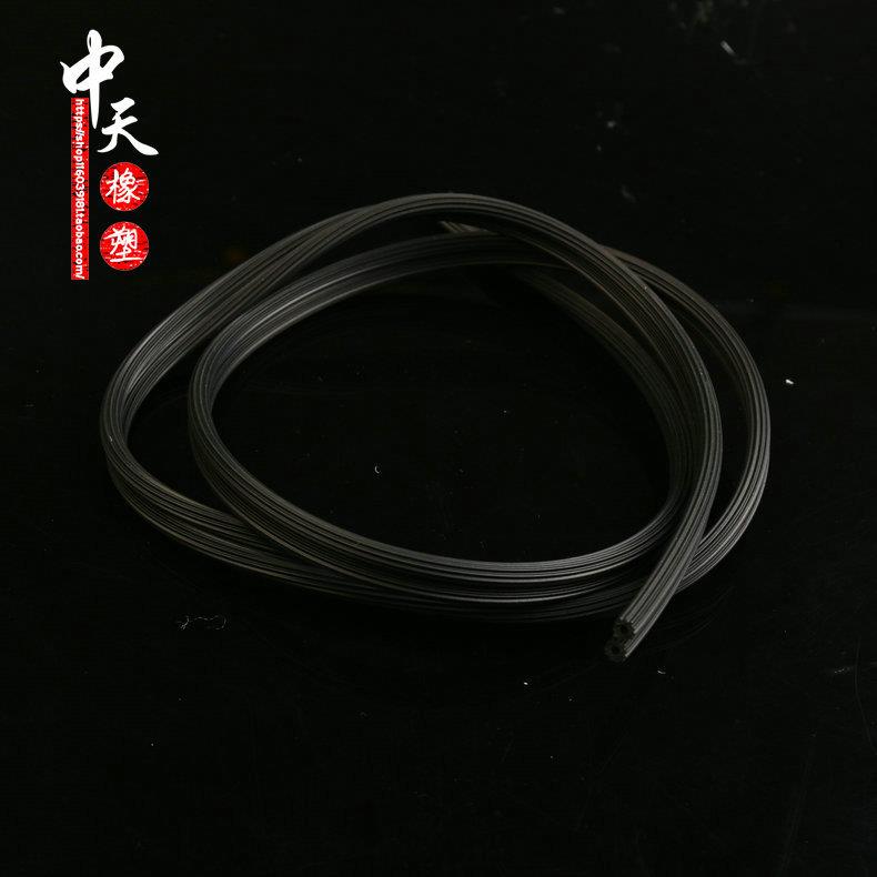 一卷价黑色透明塑钢铝合金纱窗压条pvc条tpe牛筋条密封