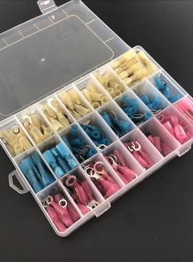 供应250pcs热缩防水端子盒装组合热缩电缆终端头