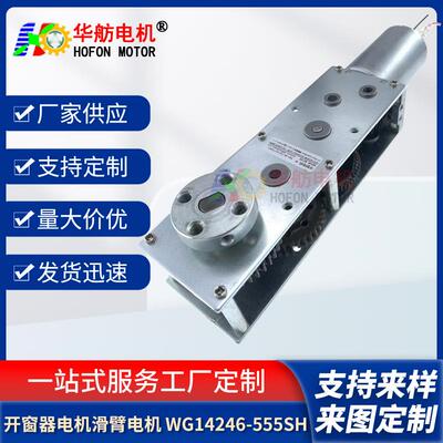 WG14246-555SH减速电机开窗器电机链条电机智能门窗电机12V24V