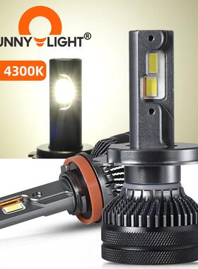 K5CK6C汽车LED大灯大功率65W超亮4300K暖白H4H7汽车改装LED车灯