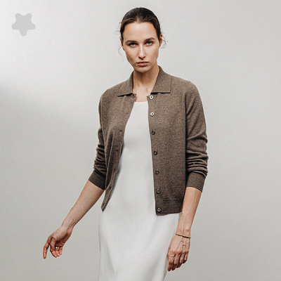 STELLAM女装 BICA羊绒羊毛针织开衫