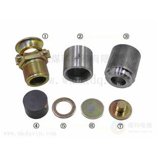 M42x2压紧螺母 A4型M42 2防爆电缆引入线装 置 喇叭嘴 密封圈