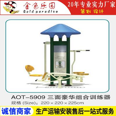 AOT5909健身器材豪华双人组合训练器/户外小区健身器材/游乐设施