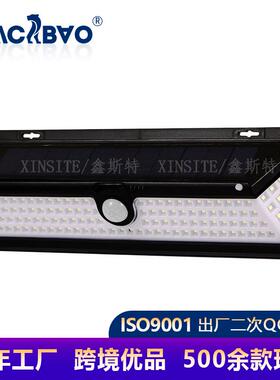 爆款118led太阳能壁灯户外人体感应照明花园庭院灯太阳能灯