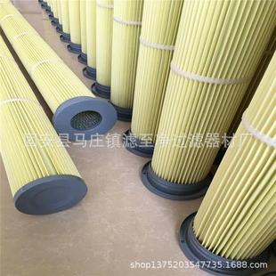 2米滤芯两米长高替代布袋褶式 除尘滤筒1.2米1.5米2.4米3.3米6米