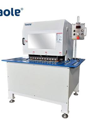 自动钢板倒角机倒角机倒菱机GCM-R3TD自动台式双面倒角机