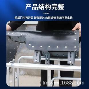 母猪配种架热镀锌升降矮脚种猪配种器夹配猪架子公猪采精支架设备