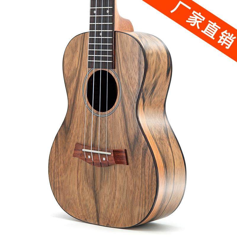 23寸胡桃木尤克里里ukulele乌克丽丽夏威夷四弦琴小吉他直销