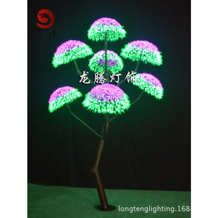led变色蘑菇树