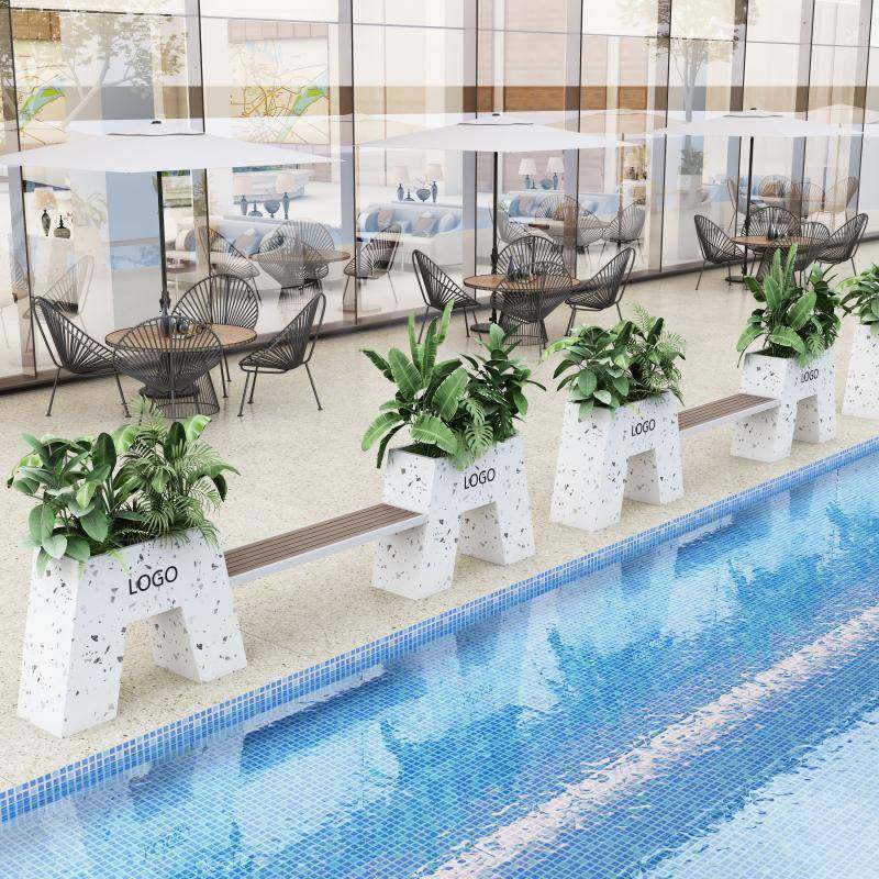 户外不锈钢座椅花箱组合铁艺花槽售楼部外摆坐凳花坛商业街休闲椅,机械设备,其他机械设备,淘宝优惠券,粉丝福利购,淘宝优惠卷