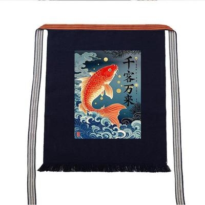 热推肉！厨师在居酒屋、烧，25022555店常的日式半身围裙用舒适贴