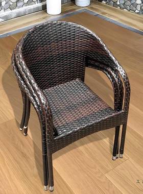 加大带椅扶手藤编29055子老人家用凉院子喝茶茶不怕晒乘楼久坐不