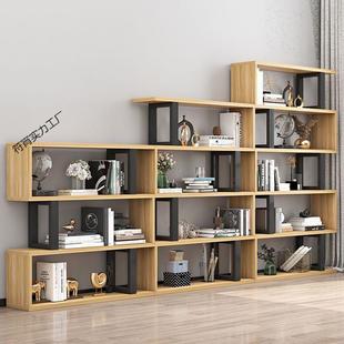 创家意代墙面客厅隔断收纳展XAX示架子展示架现约摆件用书简架办