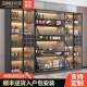 玻璃门酒柜展示轻柜0客厅22BLJG065新款 酒架靠网红小型奢现代家用