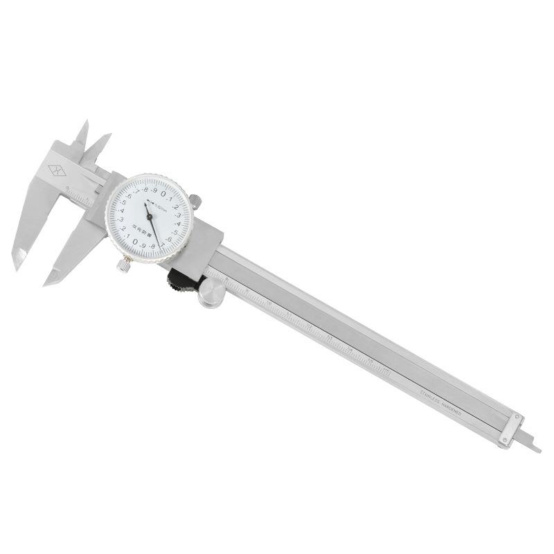 带表卡尺0--1MES50m200-00m带表不锈钢游标卡尺工业级