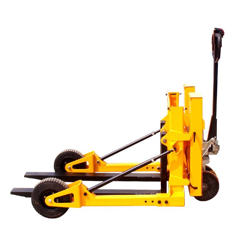 .0吨野车叉托盘车山地电动搬越运车加宽实OZY心橡胶轮工地1户外拖