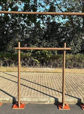 婚白原桦树木草坪木桩门礼拱装饰杆干森系架子花架爬藤架AL626812