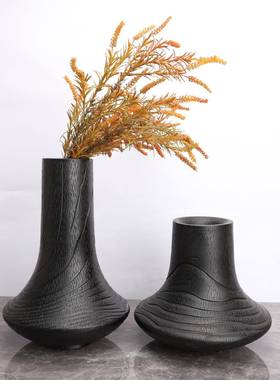 现代简约明0030树脂花器样板房客厅茶几厅桌餐面玄关透饰家居装品