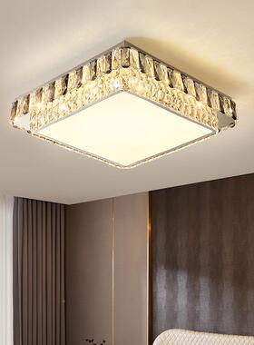 轻奢水晶代吸顶灯现简厅约大气家58276用厅灯餐主卧客室灯中山灯