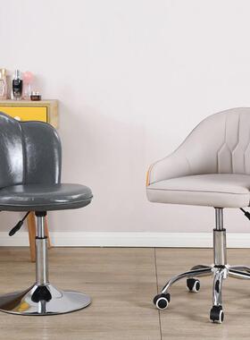 V椅5C电OYQ脑椅家靠背可爱妆吧台椅转椅升降椅滑轮化椅办公学用生