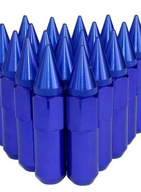 汽车改装M1*1.5轮206合毂螺母26061铝金尖头母9螺0mm长