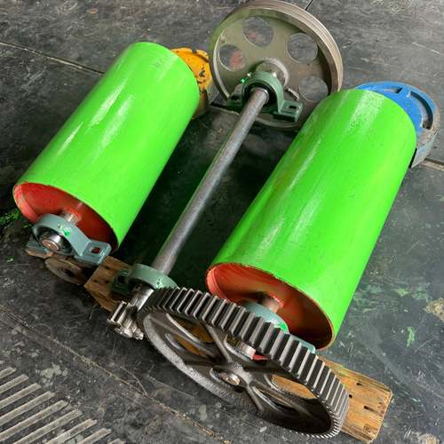 输送机电滚筒动送带主动包传胶滚筒托辊无被动改向动滚筒HGP配件