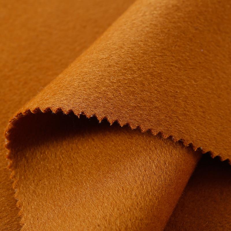 100毛澳毛加羊厚双面羊绒面时装大衣全毛料KOK顺毛双面呢毛呢布料