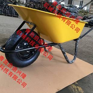 厂家车直单供农用铁斗工地沙土推车农收1用小推车轮847斗车WB644T