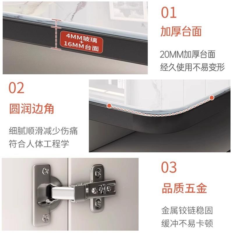 茶几新款岩板客厅家用户茶台小桌电BRG子简约现代型玻璃茶台组合