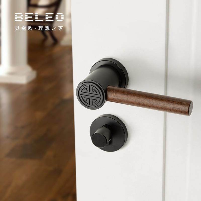 室中式胡桃木门锁卧室家用通用复古内锁磁JZF吸静音房门木新门门,包装,五金配件包装,淘宝优惠券,粉丝福利购,淘宝优惠卷