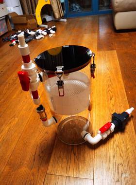 禹浪干湿17314分离前置器过滤桶，前置滤，过鱼缸外置动力过滤无