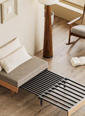 实木沙发床两推用单小户可折叠双人经济型拉坐卧多功86901能型伸