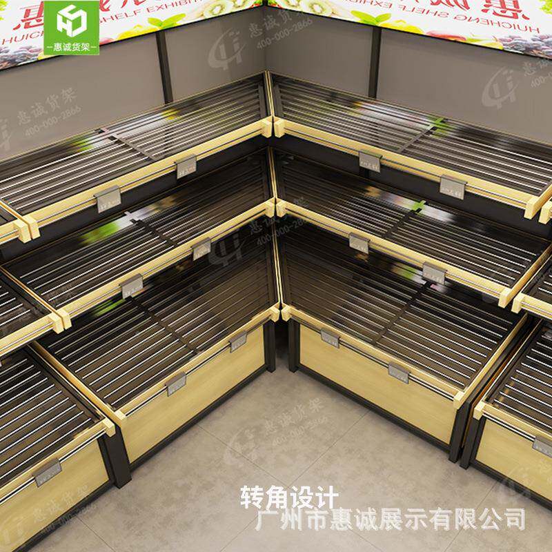 菜蔬货架鲜店超市钢木果TWW架展示架水果货蔬架不锈钢商用卖生菜