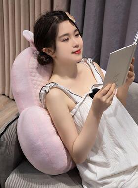 冰豆豆头靠垫22221靠枕护腰宿舍懒人床上背靠垫玩床手宿看舍书护
