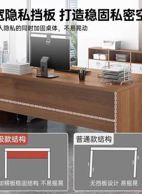 办公桌老书板式桌台桌简约现代办公室椅组合员工位桌职DNZ03290员