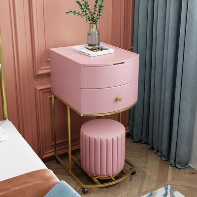 化妆桌小户型卧室现代约小床头柜51419简梳妆一体迷你可移动型40