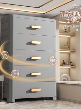 6衣0M宽加CPG厚多层抽屉式家用客厅玩具收理纳柜子物整箱床C头置