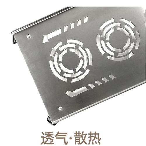 花F97J788H叶重?不锈钢主机脑箱带轮托架特承大号电型底托移动底