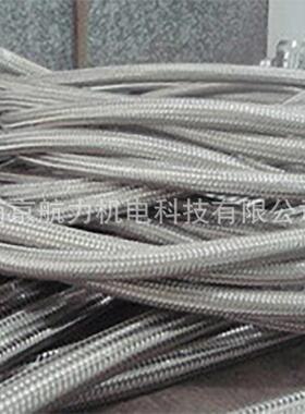 金属编软管管工业不锈织钢法金属软管WCQ耐高温高压兰式金属波纹