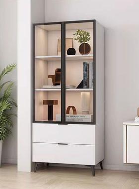 实木8391角柜墙角柜厅地转角柜置物收纳落小柜户型书柜无客灯储物