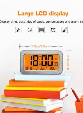 智音示乐闹钟电子钟闹钟音乐42209LED钟桌面台钟万年历温度能显钟