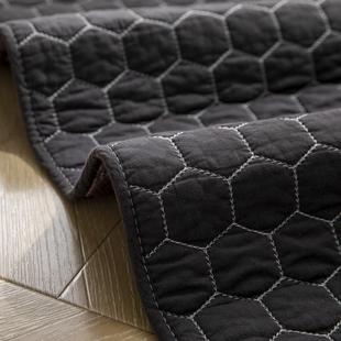 汽车坐垫单片后通排黑用灰车ZCK内全棉通风布艺四季纯套色座垫三