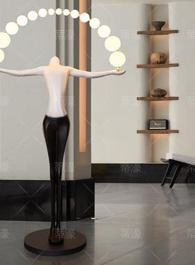 人形术雕像落艺地灯设计师酒摆店大售楼堂部大型人KBD体装饰人物