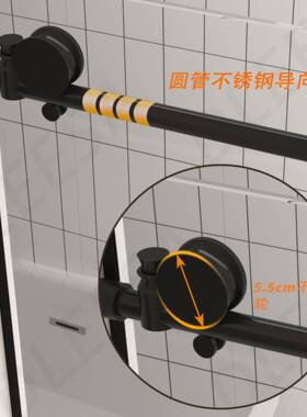 简璃PF-75-60约不锈玻钢一字型淋房干湿分离浴室隔断浴卫生间浴缸