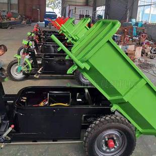 工电动灰斗车电自卸三DBP轮运动车地水泥砂浆输工程车