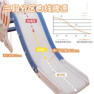 儿童滑滑梯BEE叠家用室内可折料小型梯组合宝滑宝幼儿园塑游乐场