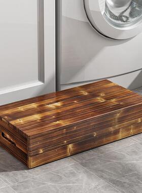 实办AYF木脚踏台阶垫脚凳钢琴公脚凳踏板防厨房脚踩垫高底床前踏