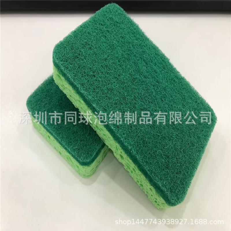 白60MM吸水膨胀干态沐浴绵纤维压缩木浆泡棉洁YYW清海绵色木浆棉