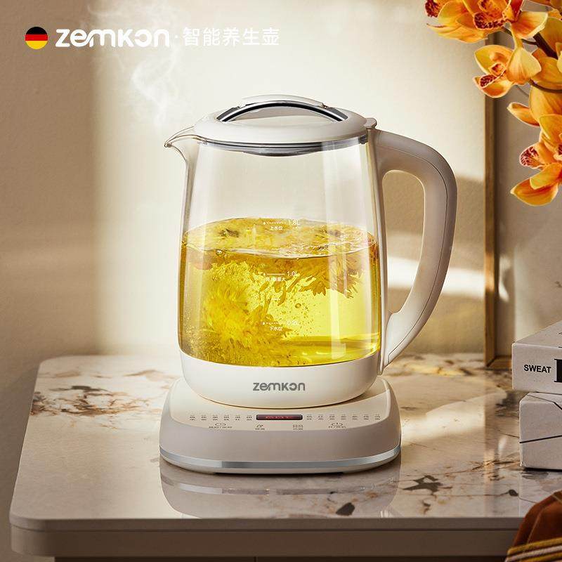 德国能Zemko公n多功养生壶家用煮茶全壶自69575动办室1.8L花茶烧